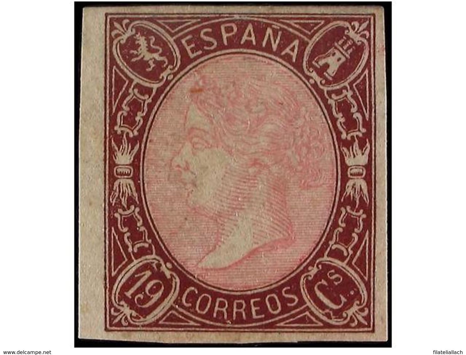 SPAIN: ISABEL II. 1850-65. IMPERF. ISSUES - Sonstige & Ohne Zuordnung