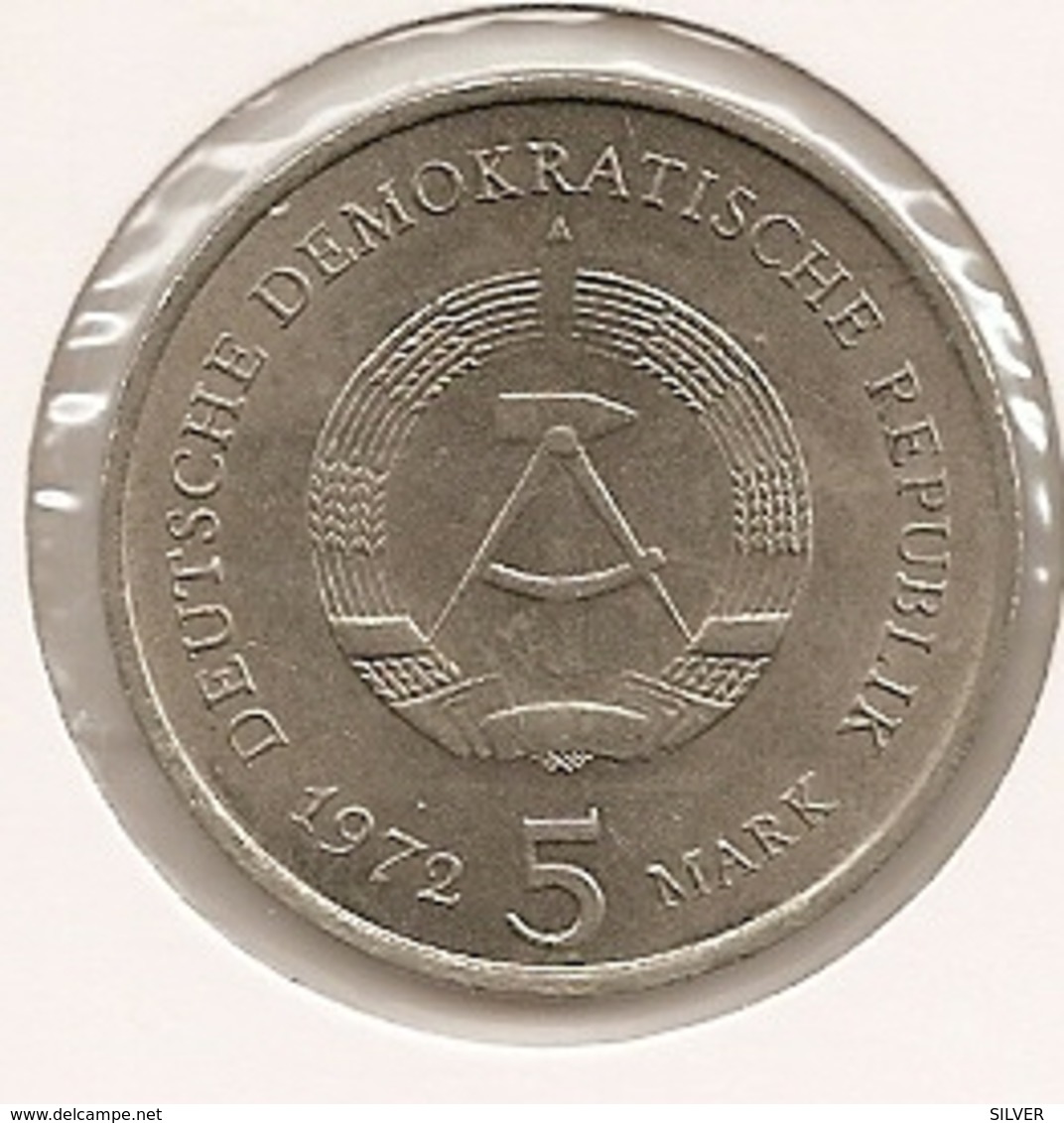 German Allemagne Alemanha 5 Mark, 1972 City Of Meissen 128 - 5 Mark