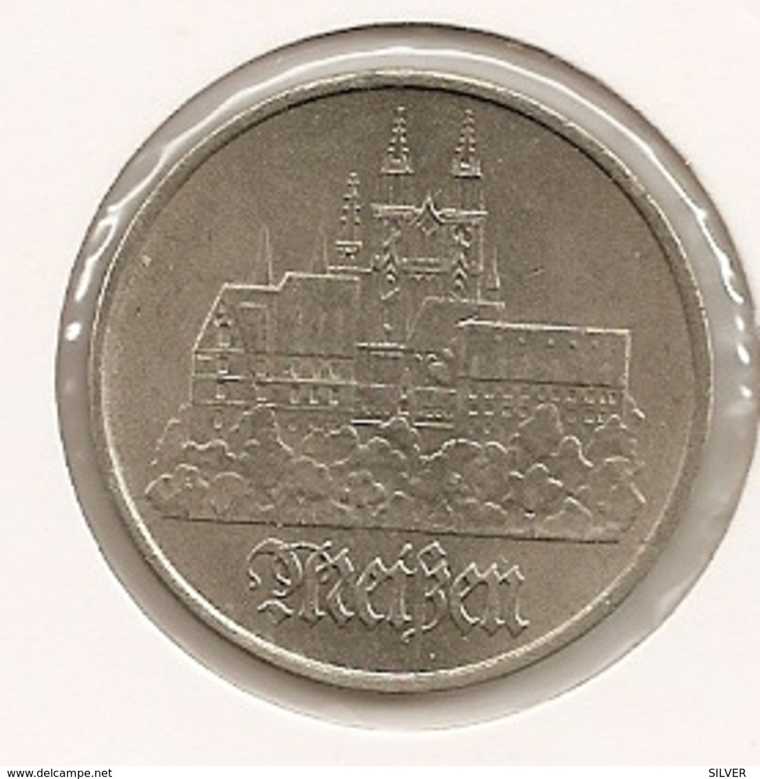 German Allemagne Alemanha 5 Mark, 1972 City Of Meissen 130 UNC - 5 Marcos