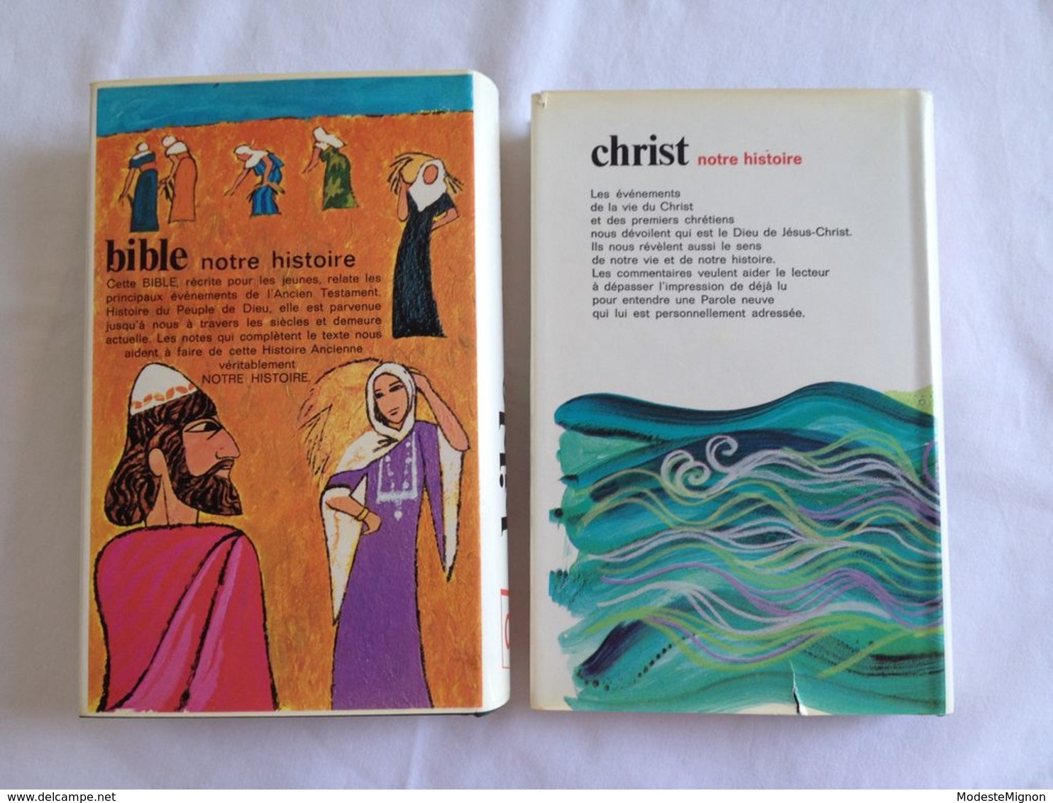 Bible Notre Histoire : Ancien Testament et Christ Notre Histoire : Nouveau Testament de René Berthier