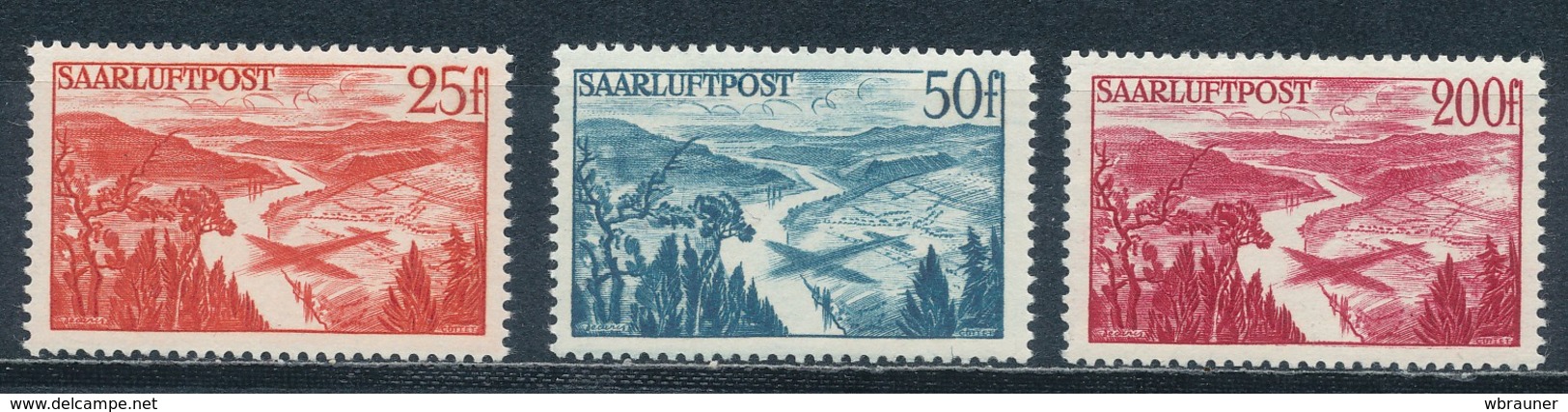 Saarland 252/54 ** Mi. 44,- - Sonstige & Ohne Zuordnung