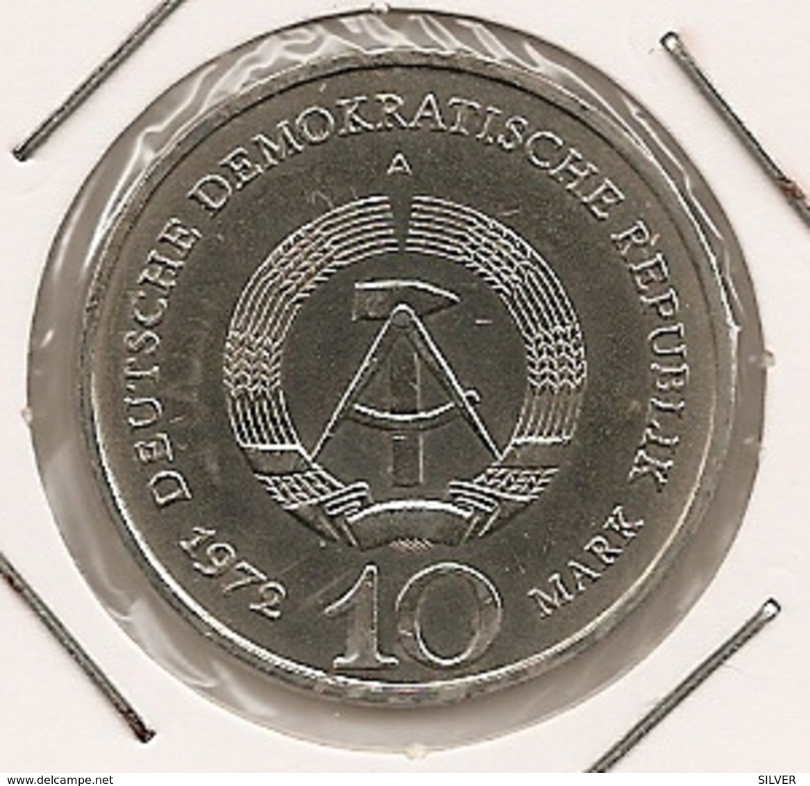 German Allemagne Alemanha 10 Mark, 1972 Buchenwald Memorial 131 - Other & Unclassified