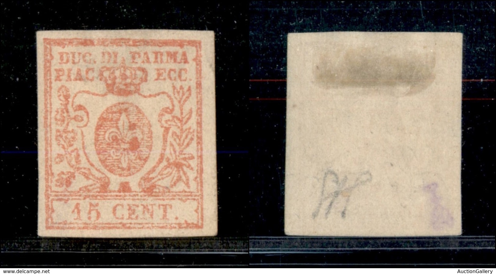 Antichi Stati Italiani - Parma - 1859 - 15 Cent (9) - Nuovo Con Gomma (175) - Altri & Non Classificati