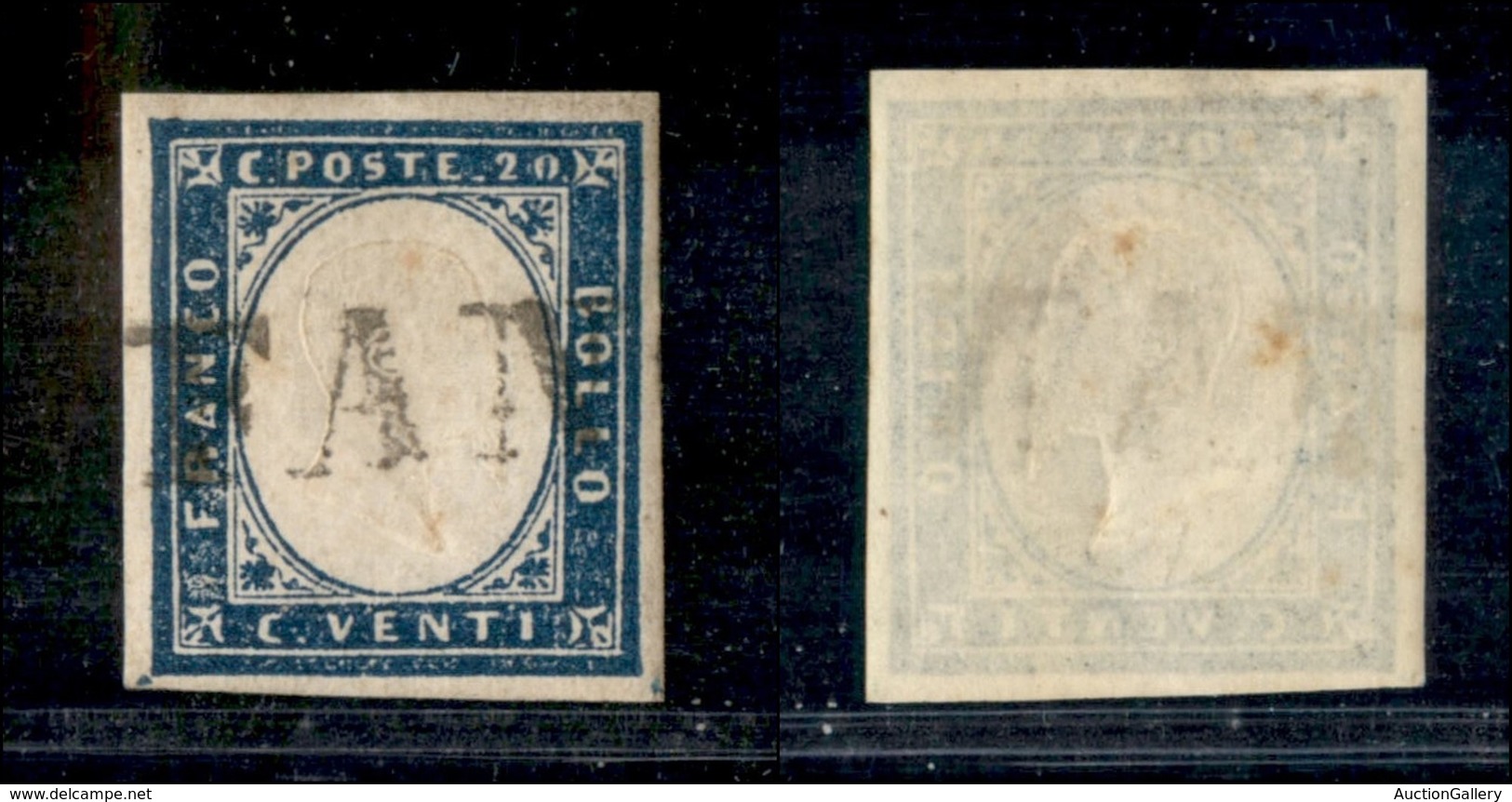 Antichi Stati Italiani - Stato Pontificio - Fano (P.ti 10) - 20 Cent (15Cb - Sardegna) - Other & Unclassified