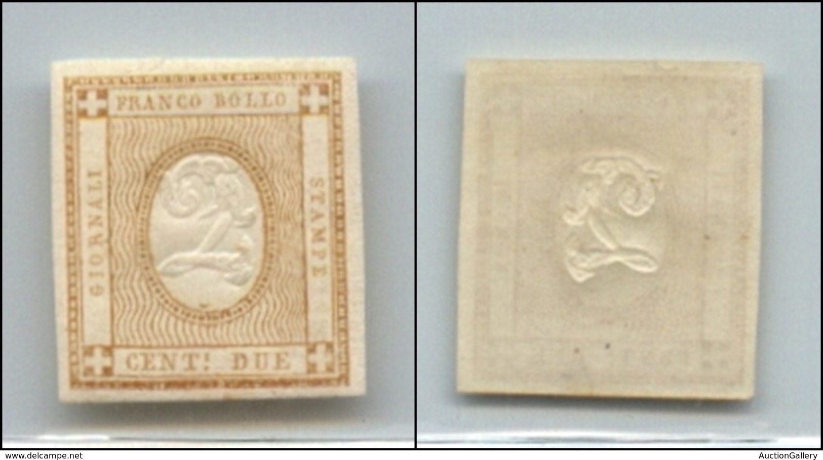 Regno - Posta Ordinaria  - 1862 - 2 Cent (10) - Gomma Integra (200) - Sonstige & Ohne Zuordnung