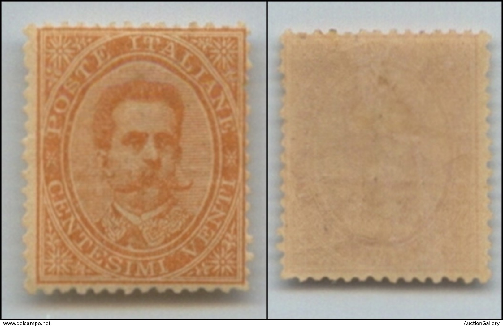 Regno - Posta Ordinaria  - 1879 - 20 Cent Umberto (39) - Gomma Originale (280) - Other & Unclassified