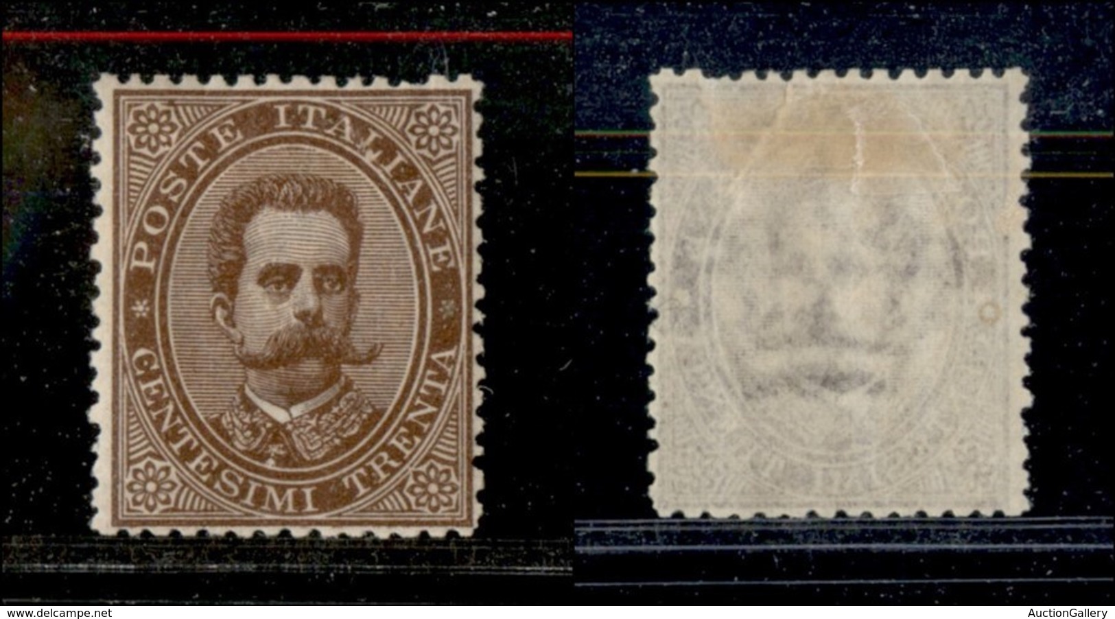 Regno - Posta Ordinaria  - 1879 - 30 Cent Umberto (41) - Gomma Originale (140) - Other & Unclassified