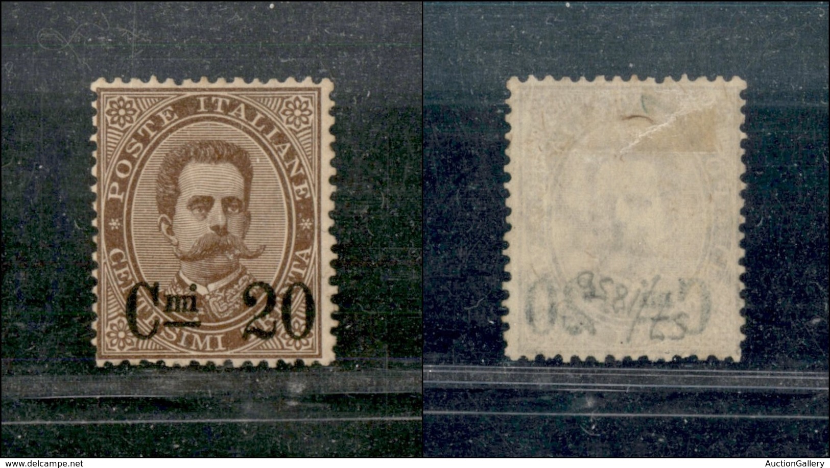 Regno - Posta Ordinaria  - 1890 - 20 Cent Su 30 Cent (57) – Gomma Originale (240) - Other & Unclassified