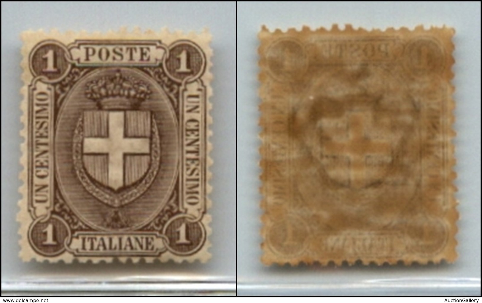 Regno - Posta Ordinaria  - 1896 – 1 Cent Stemma (65) – Gomma Integra – Ottimamente Centrato (100) - Sonstige & Ohne Zuordnung