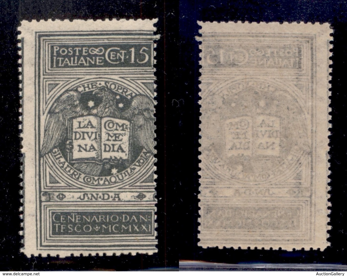 Regno - Posta Ordinaria  - 1921 - 15 Cent Dante (116A) - Gomma Integra (525) - Other & Unclassified