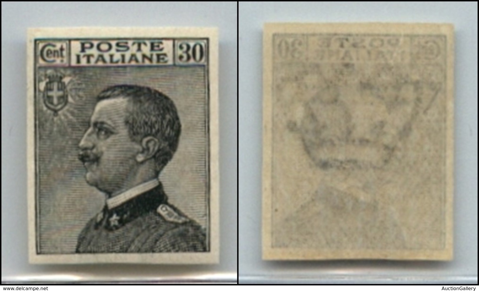 Regno - Posta Ordinaria  - 1925 – 30 Cent Michetti (185a) Non Dentellato – Gomma Integra (300) - Other & Unclassified