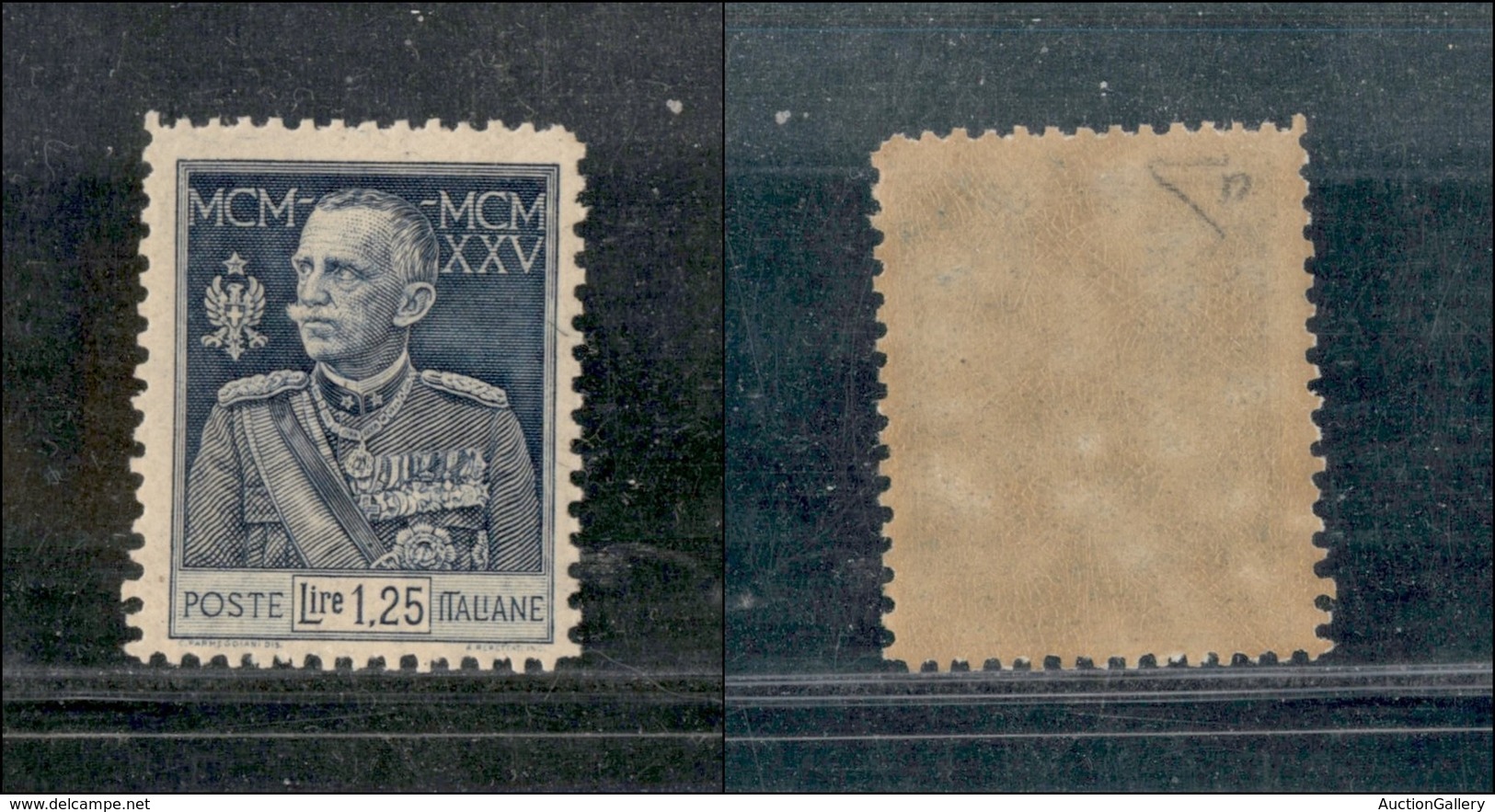 Regno - Posta Ordinaria  - 1925/1926 - 1,25 Lire Giubileo (191) Dentellato 11 - Gomma Integra - Diena (400) - Other & Unclassified