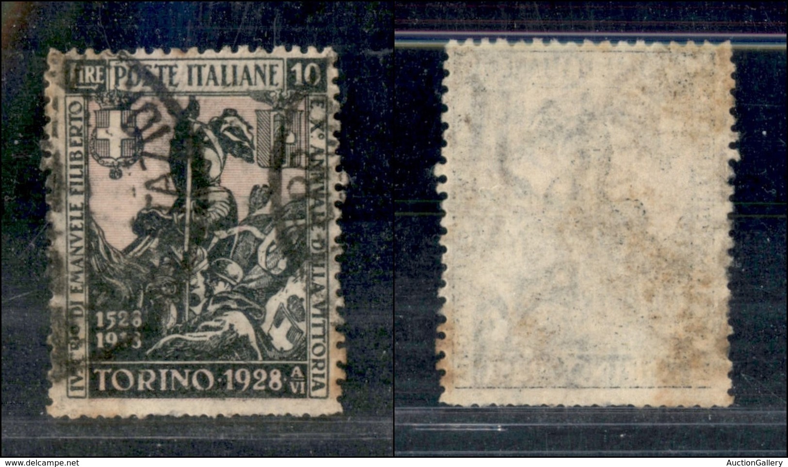Regno - Posta Ordinaria  - 1928 - 10 Lire Filiberto (237) - Usato (280) - Other & Unclassified