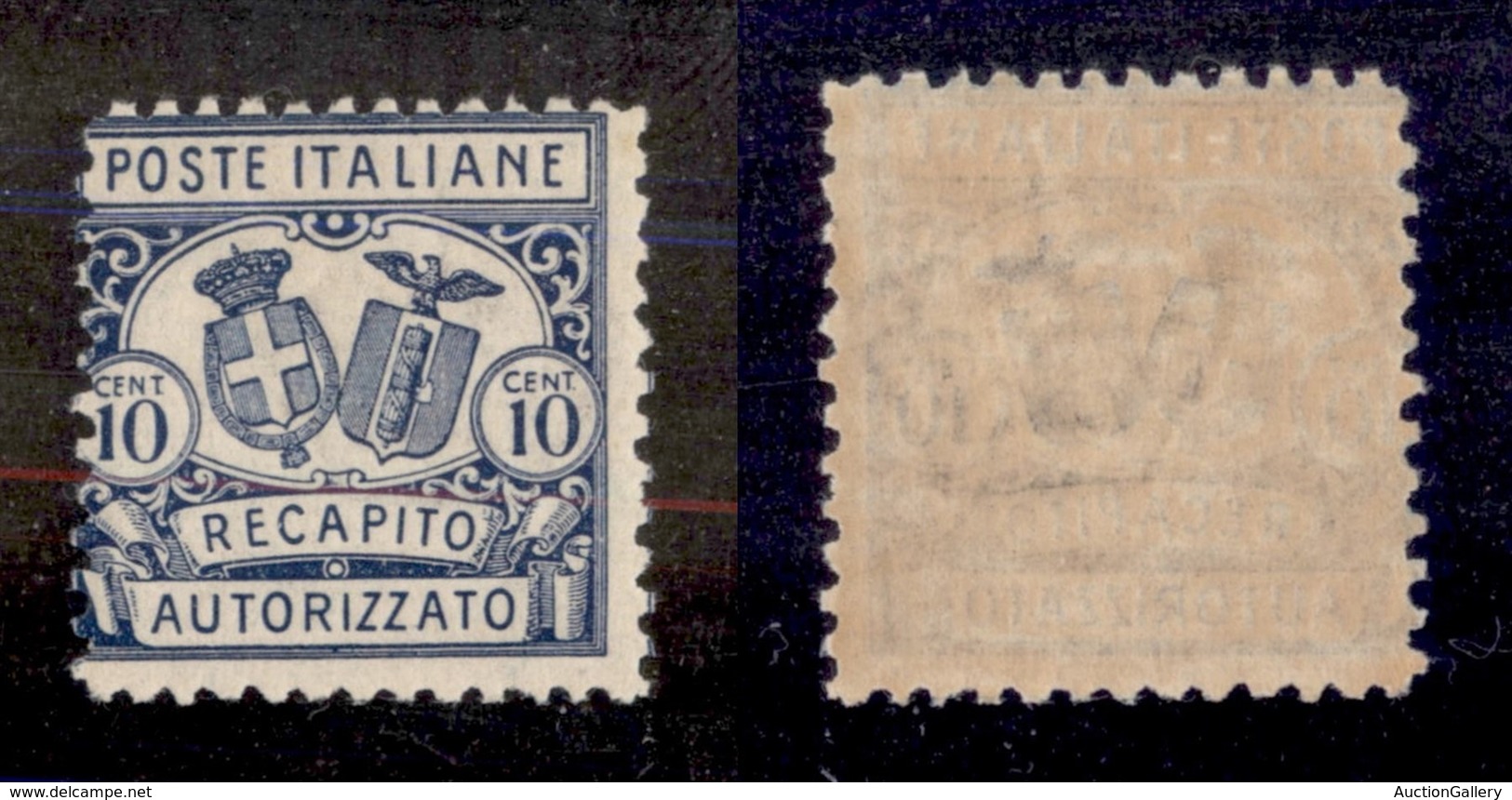 Regno - Recapito - 1928 - 10 Cent (1) - Gomma Integra (125) - Other & Unclassified