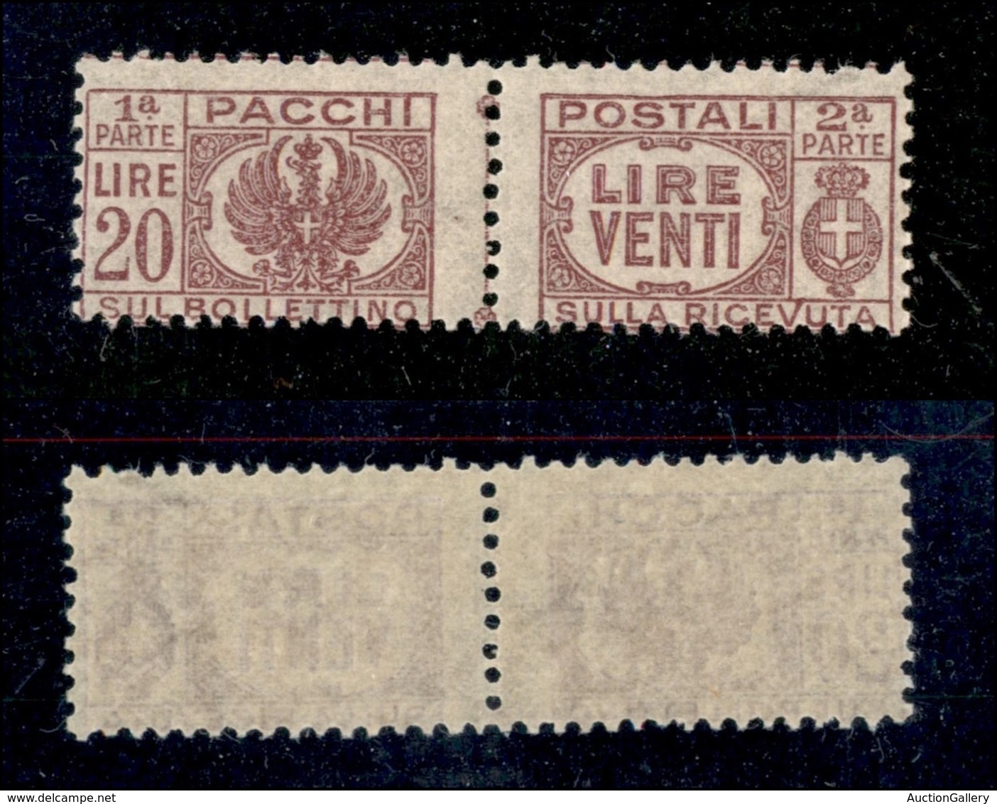 Regno - Pacchi Postali - 1946 - 20 Lire (65) - Gomma Integra (225) - Other & Unclassified