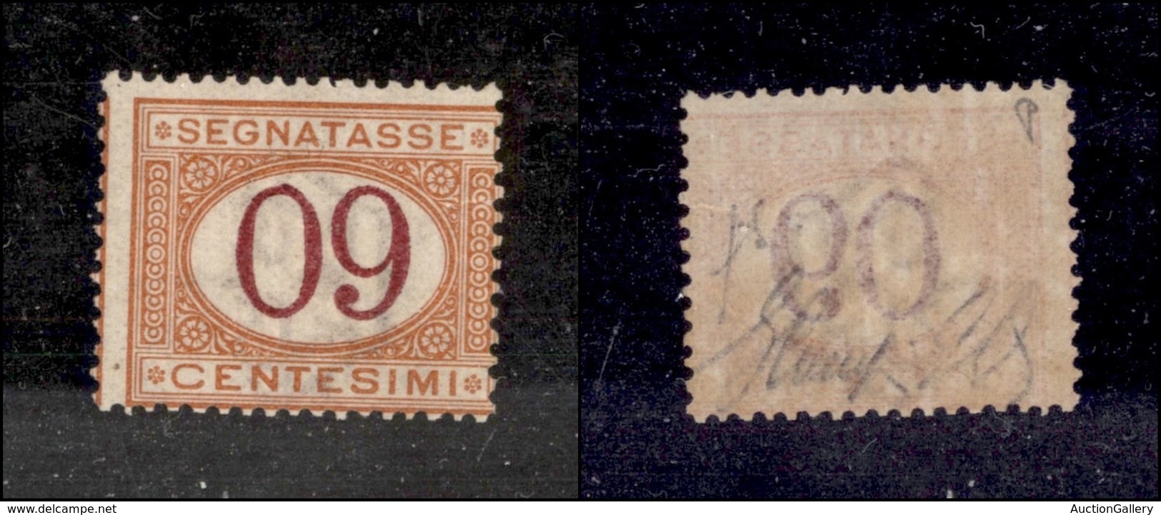 Regno - Segnatasse - 1890 - 60 Cent (26a) Con Cifre Capovolte - Gomma Originale Con Invisibile Traccia Di Linguella - Fi - Other & Unclassified