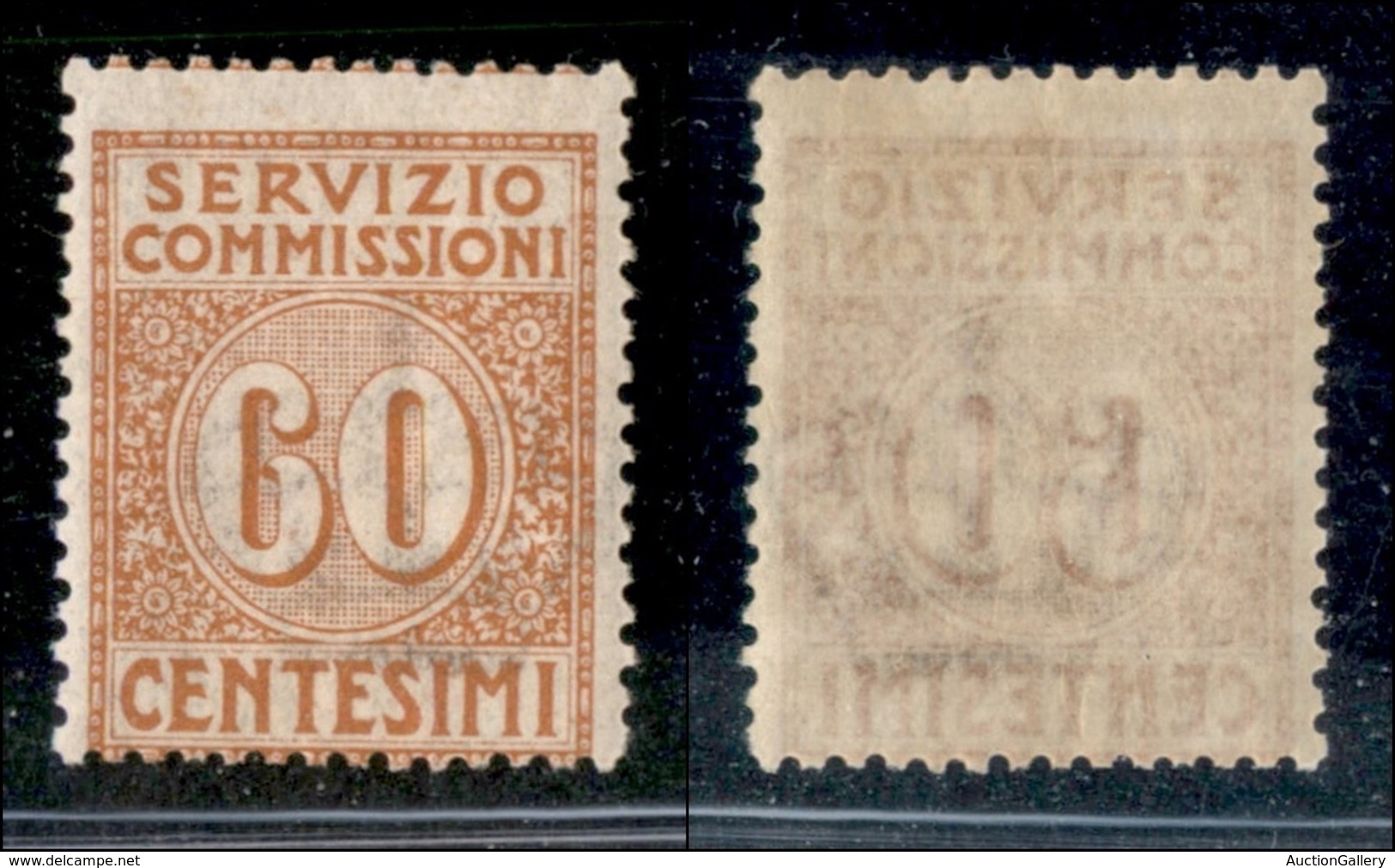 Regno - Servizio Commissioni - 1913 - 60 Cent (2) - Gomma Integra (225) - Other & Unclassified