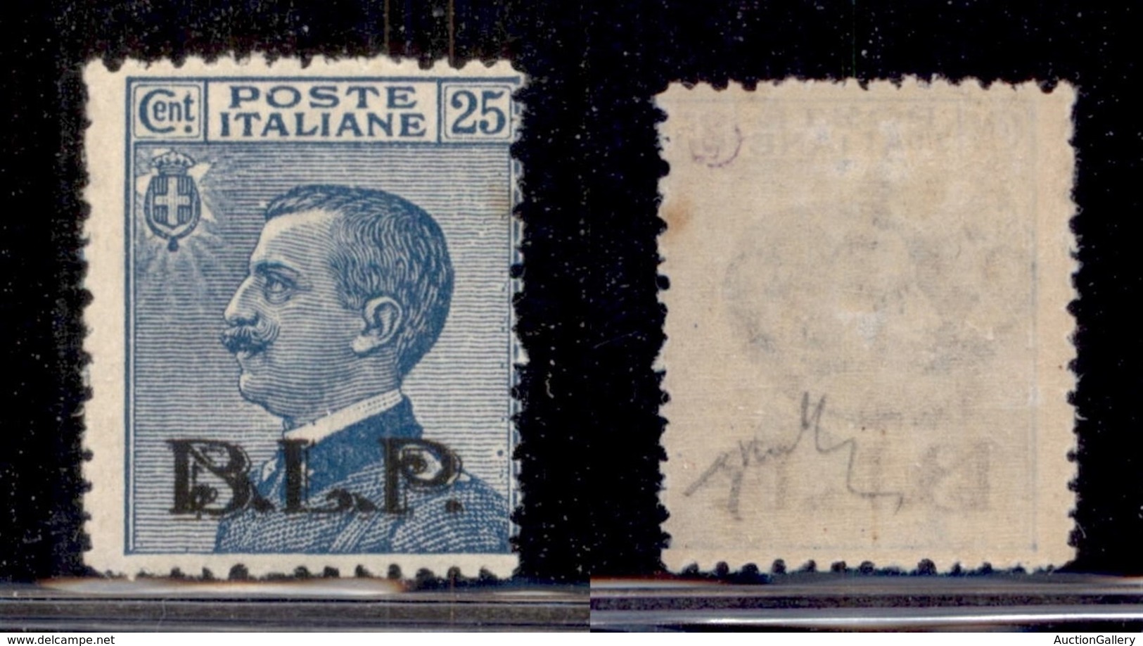 Regno - Blp - 1922 - 25 Cent (8) - Gomma Originale - Chiavarello (140) - Other & Unclassified