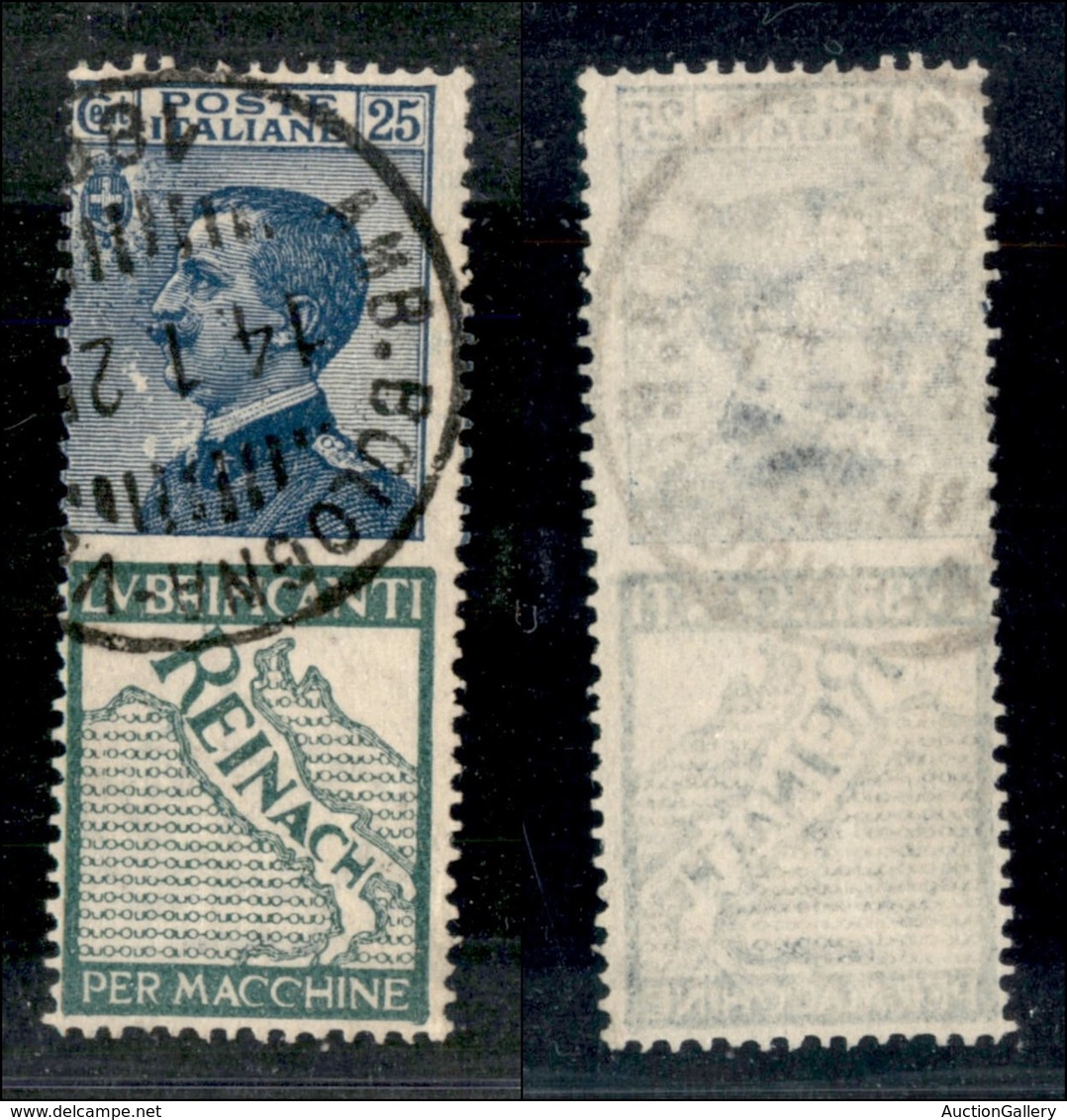 Regno - Pubblicitari - 1925 - 25 Cent Reinach (7) Usato (130) - Other & Unclassified