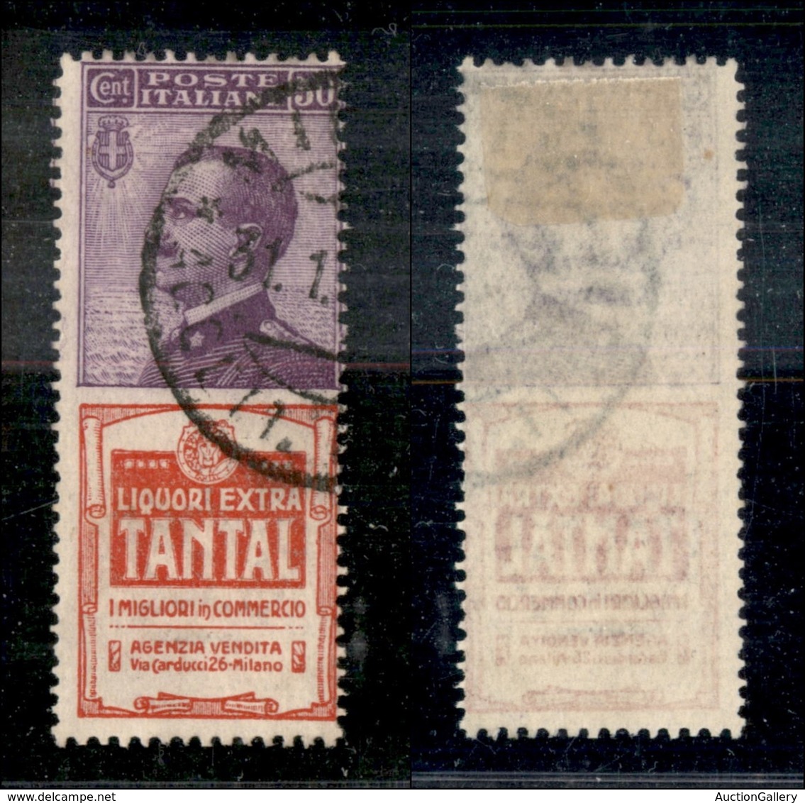 Regno - Pubblicitari - 1925 - 50 Cent Tantal (18) - Usato (350) - Sonstige & Ohne Zuordnung