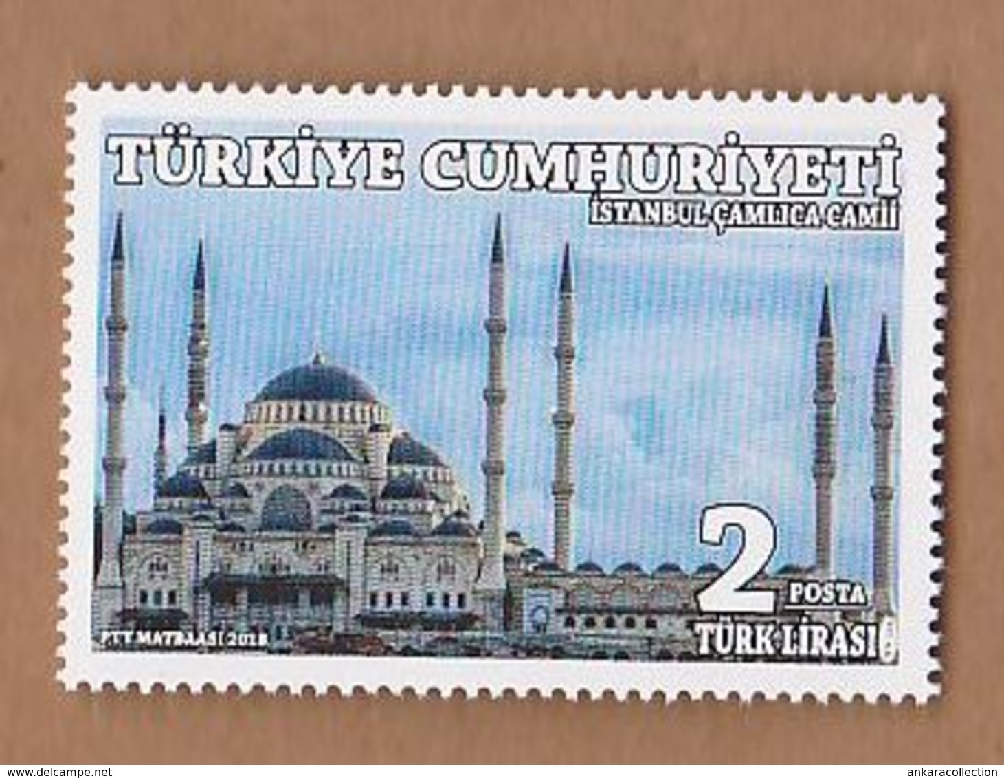 AC - TURKEY STAMP -  ISTANBUL CAMLICA MOSQUE MNH 10 June 2018 - Nuevos