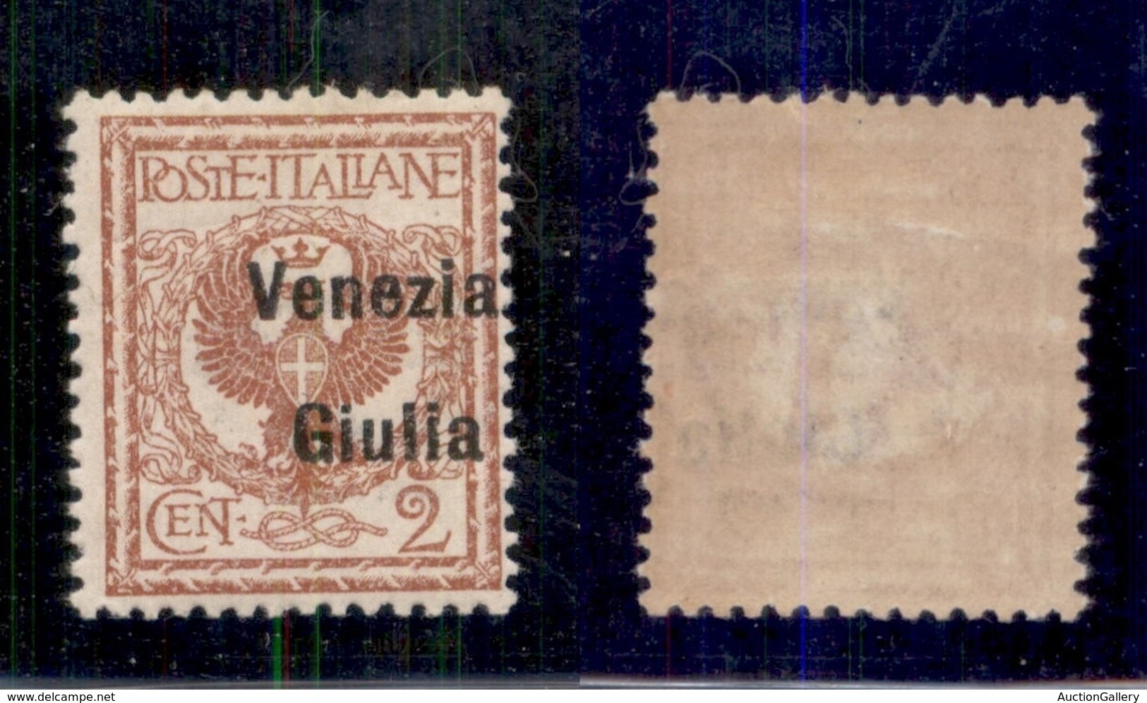 Occupazioni I Guerra Mondiale - Venezia Giulia - 1919 - 2 Cent (20eao) - Soprastampa A Destra - Gomma Originale (180) - Other & Unclassified