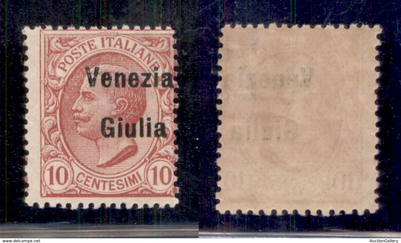 Occupazioni I Guerra Mondiale - Venezia Giulia - 1918 - 10 Cent (22eao) - Soprastampa A Destra - Gomma Integra (210) - Other & Unclassified