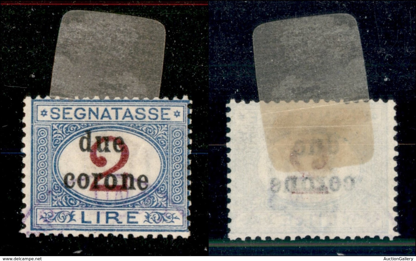 Occupazioni I Guerra Mondiale - Trento E Trieste - 1919 - 2 Corone Su 2 Lire (8) - Usato (200) - Other & Unclassified