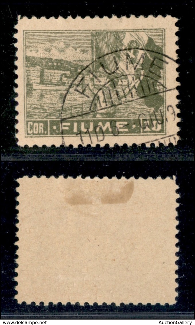 Occupazioni I Guerra Mondiale - Fiume - 1919 - 10 Corone (A48) Usato (150) - Other & Unclassified