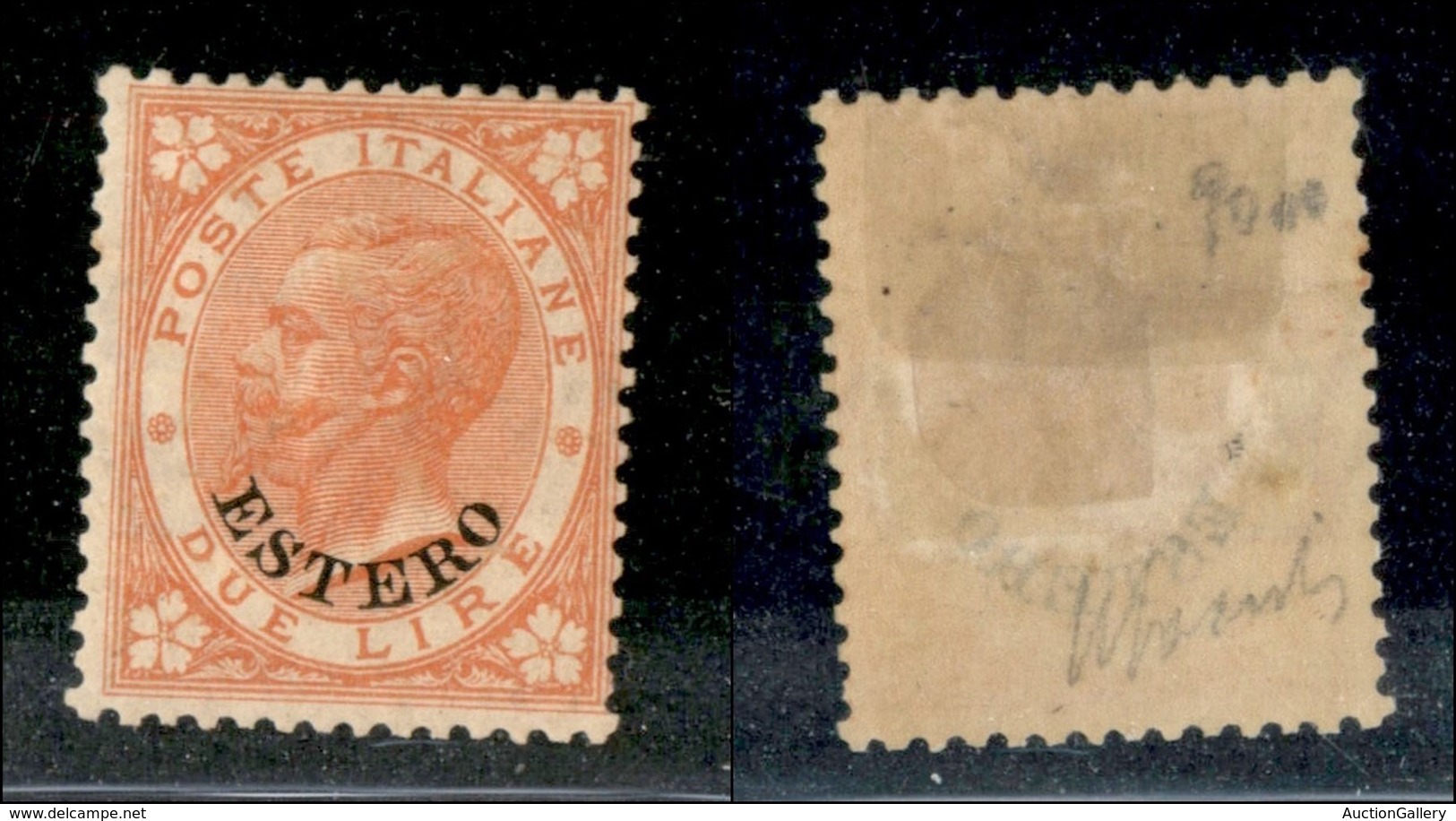 Uffici Postali All'Estero - Emissioni Generali - 1874 - 2 Lire Estero (9) - Gomma Originale (275) - Altri & Non Classificati