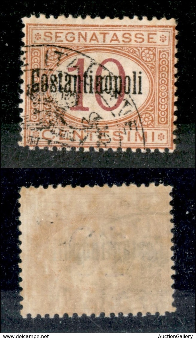 Uffici Postali All'Estero - Costantinopoli - 1922 - Segnatasse - 10 Cent (1) - Gomma Integra (200) - Other & Unclassified