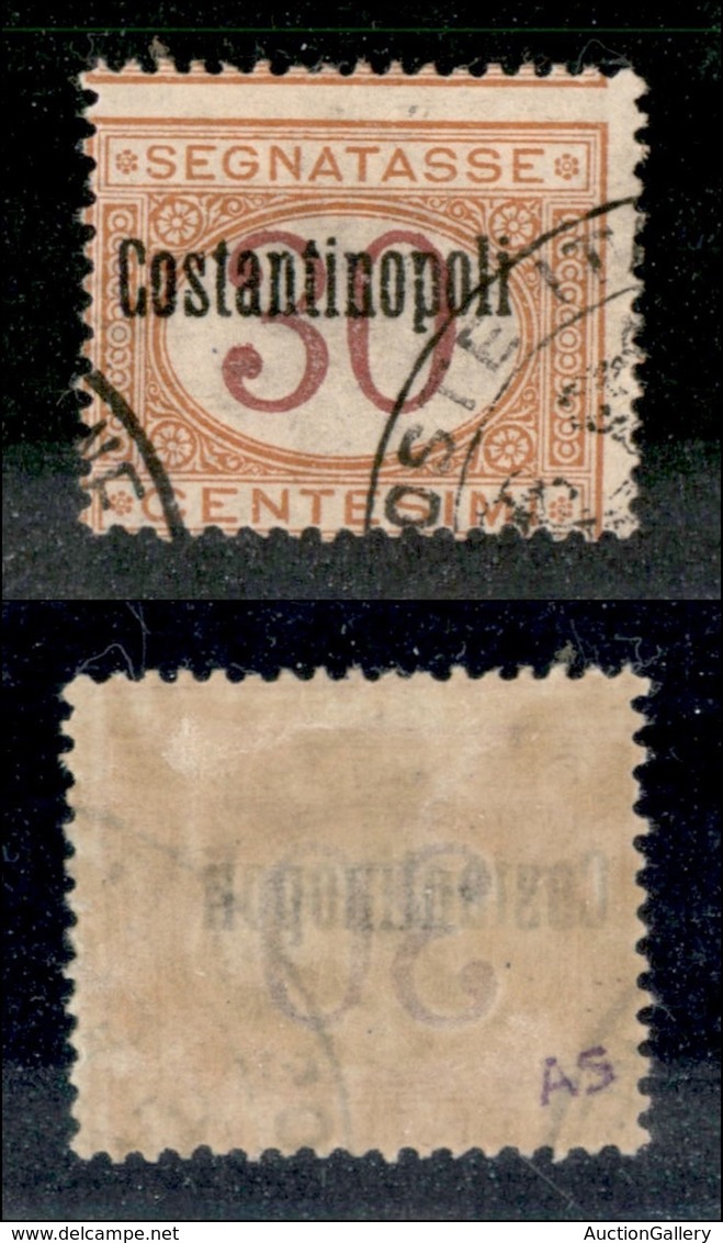 Uffici Postali All'Estero - Costantinopoli - 1922 - Segnatasse - 30 Cent (2) Usato (140) - Other & Unclassified
