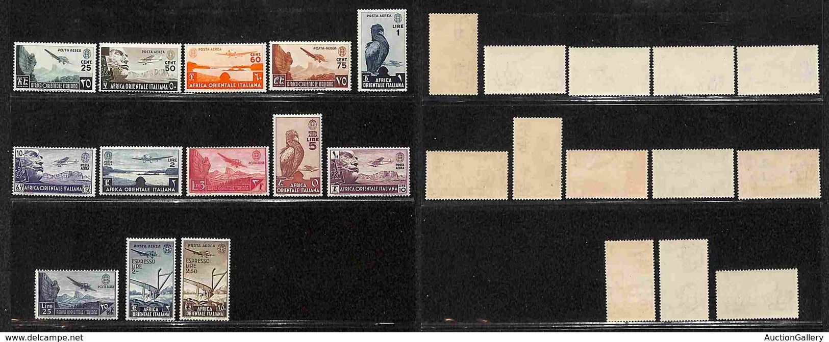 Colonie - Africa Orientale Italiana - Africa Orientale - 1938 - Posta Aerea (1/13) - Serie Completa - Gomma Integra (875 - Other & Unclassified