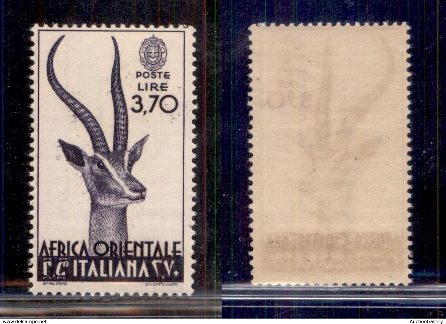 Colonie - Africa Orientale Italiana - 1938 - 3,70 Lire (17) - Gomma Integra (225) - Other & Unclassified