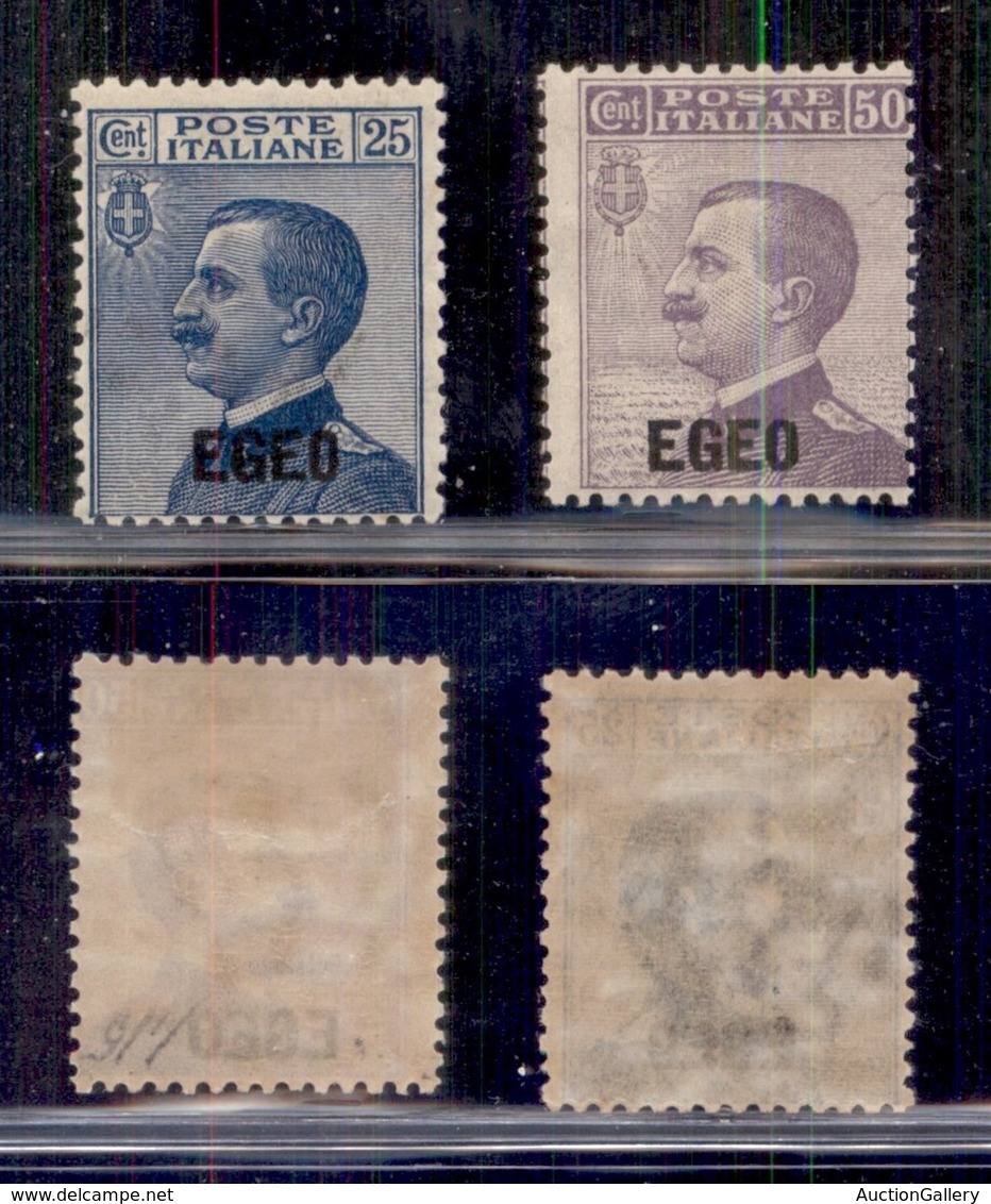 Colonie - Egeo - 1912 - Soprastampati (1/2) - Serie Completa - Gomma Originale (220) - Other & Unclassified