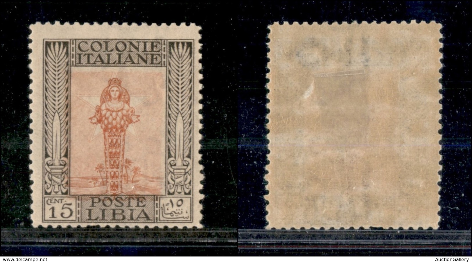 Colonie - Libia - 1921 - 15 Cent Pittorica (25) - Gomma Originale (200) - Other & Unclassified