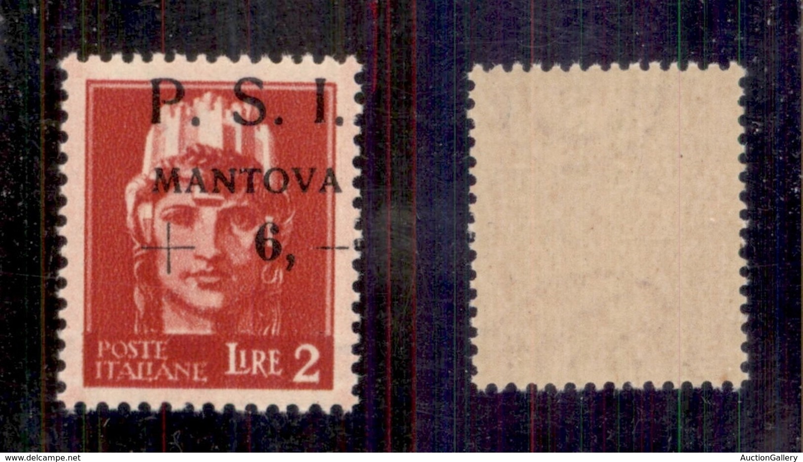 C.L.N. - Mantova - 1945 - 2 Lire + 6 (8e) Con Soprastampa In Alto A Destra - Gomma Integra (240) - Other & Unclassified