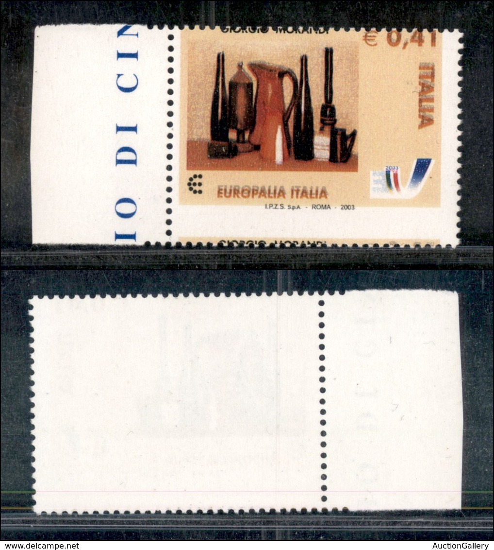 Repubblica - Posta Ordinaria - 2003 - 0,40 Euro (2706) Con Stampa E Dentellatura Spostate - Gomma Integra - Autres & Non Classés