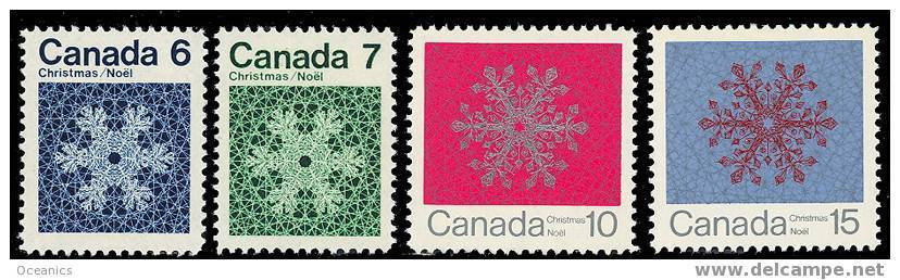 Canada (Scott No. 554-57 - Noel 1971 Christmas) [**] Serie De 4 / Set Of 4 - Unused Stamps