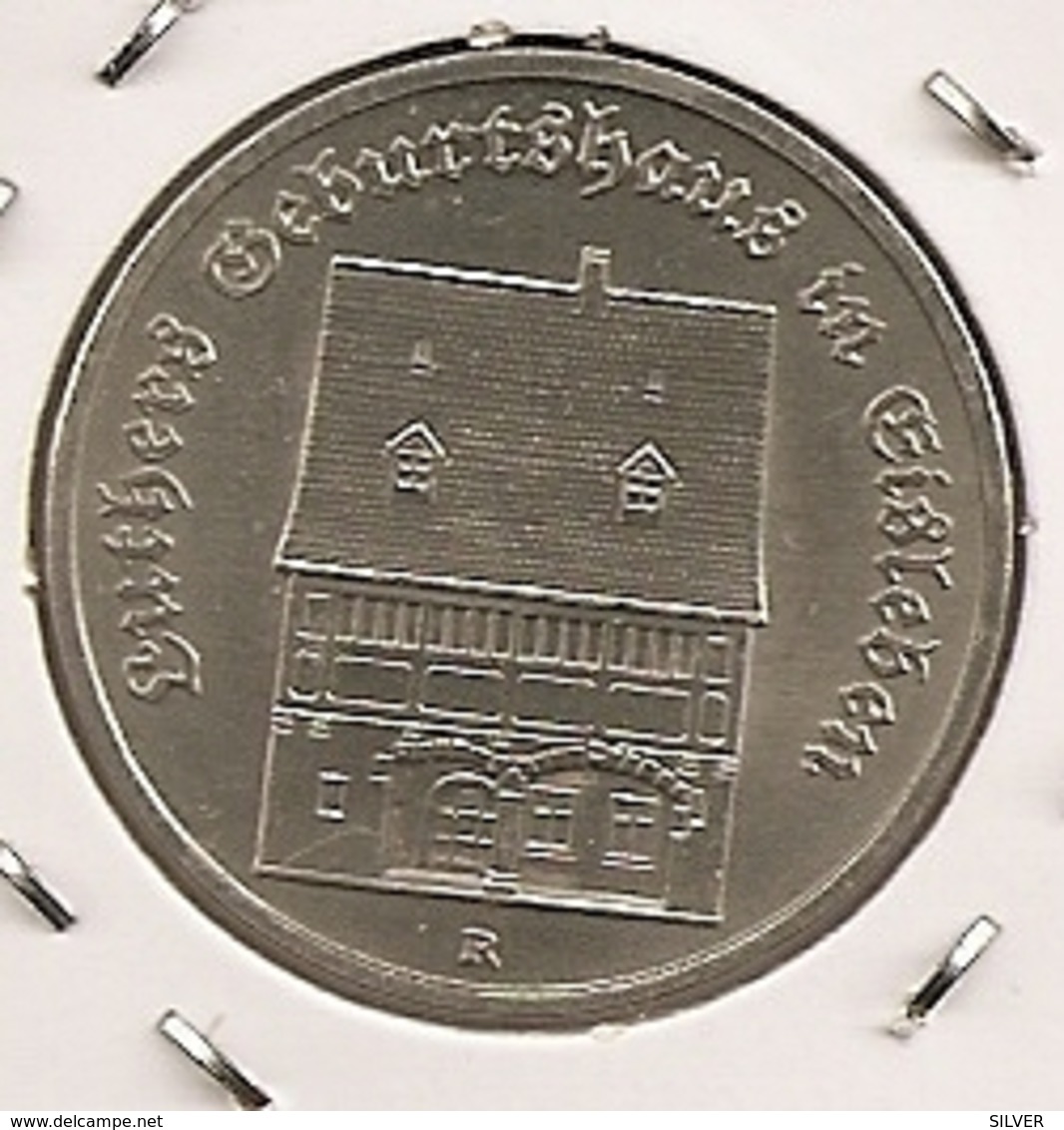 GERMAN ALLEMAGNE ALEMANHA 5 MARK 1983  Martin Luther's Birthplace 135 MTG 245 000 - 5 Marcos