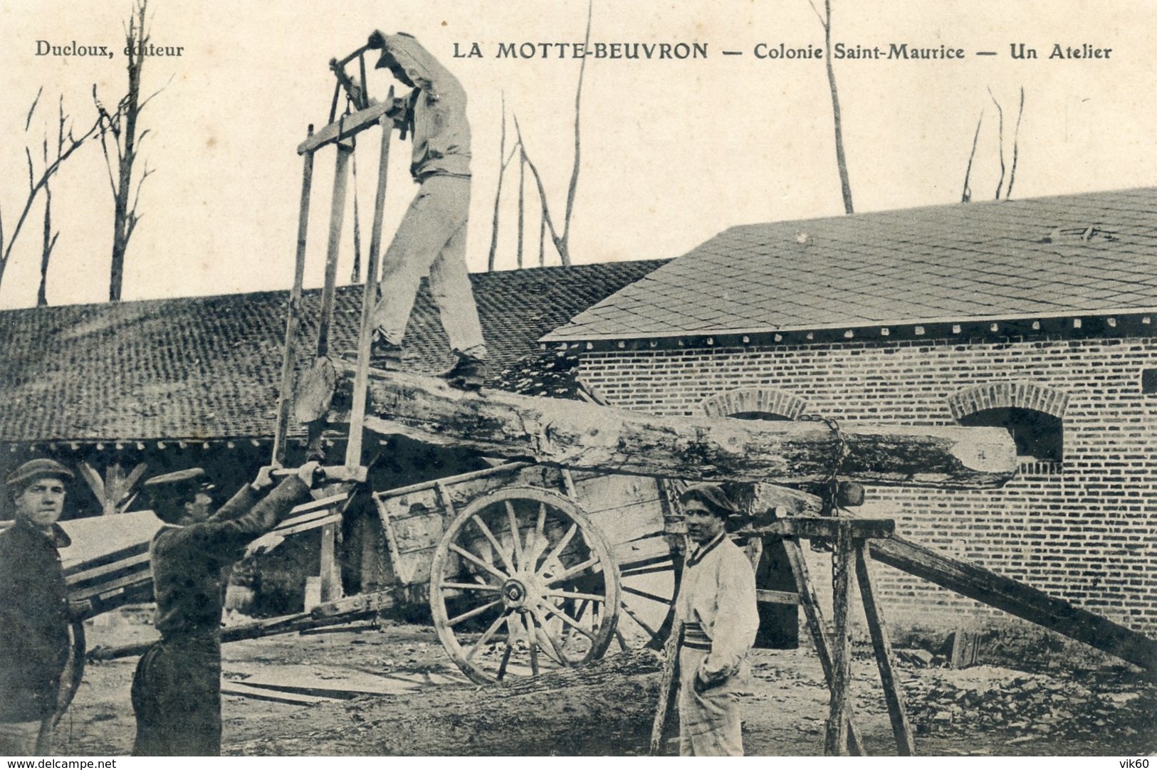 41  LA MOTTE BEUVRON  COLONIE SAINT MAURICE UN ATELIER - Lamotte Beuvron