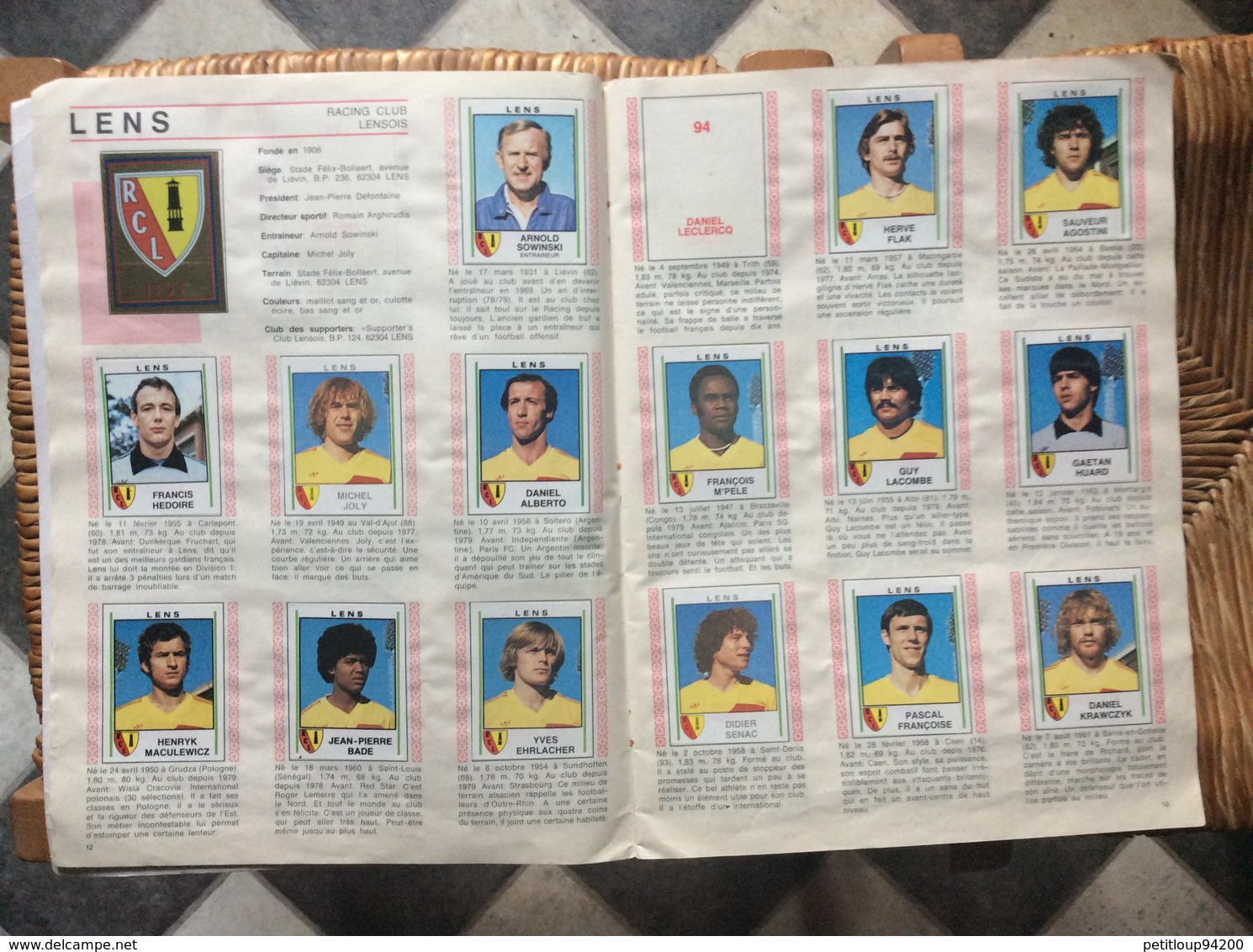 ALBUM PANINI FOOTBALL 81  Division 1 Division 2