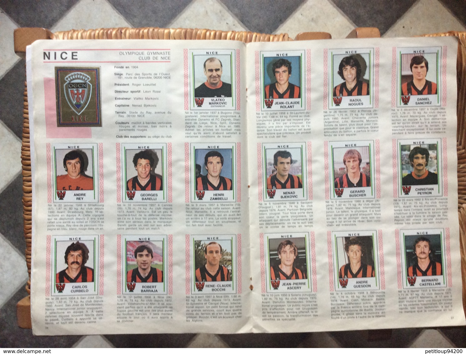 ALBUM PANINI FOOTBALL 81  Division 1 Division 2