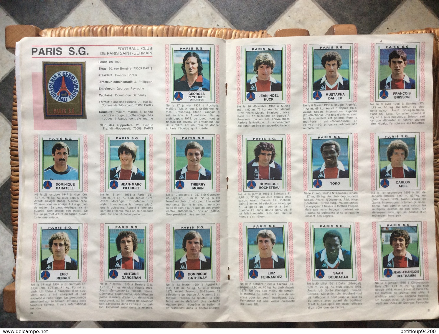 ALBUM PANINI FOOTBALL 81  Division 1 Division 2