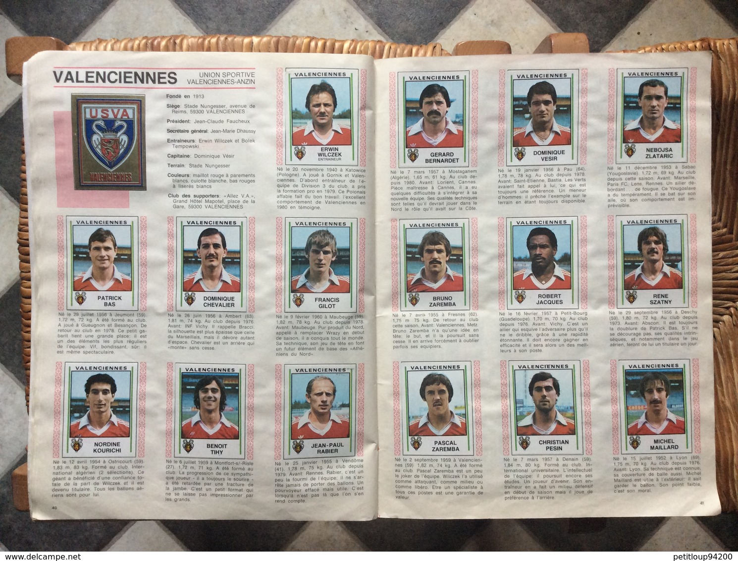 ALBUM PANINI FOOTBALL 81  Division 1 Division 2