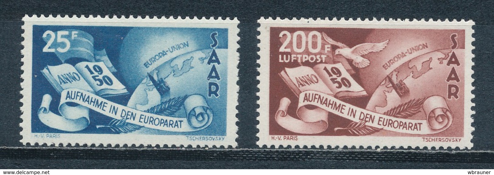 Saarland 297/98 ** Mi. 220,- - Altri & Non Classificati