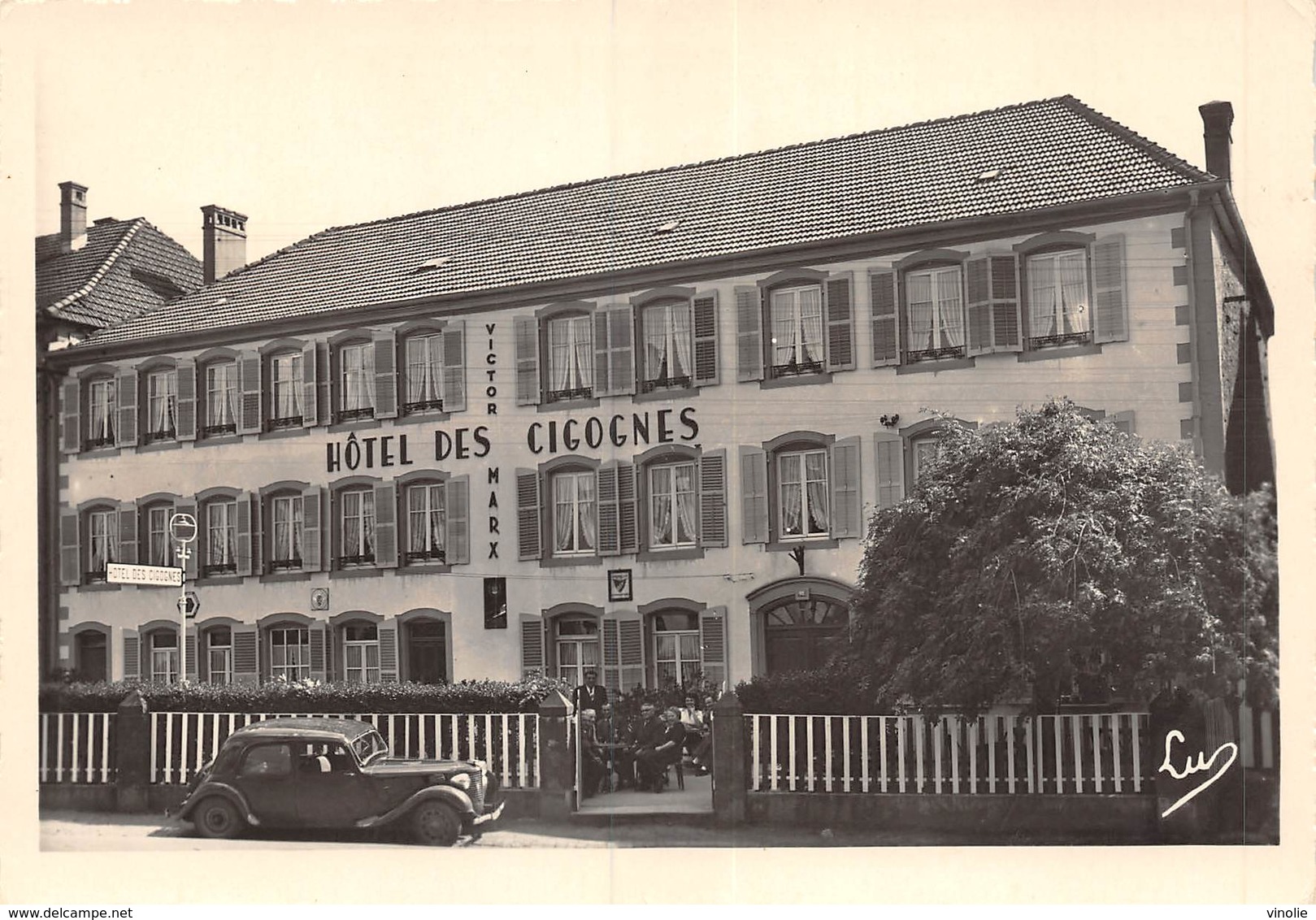 PIE.T Jm2.19-7245 : ABRESCHVILLER. HOTEL DES CIGOGNES. VICTOR MARX. - Autres & Non Classés