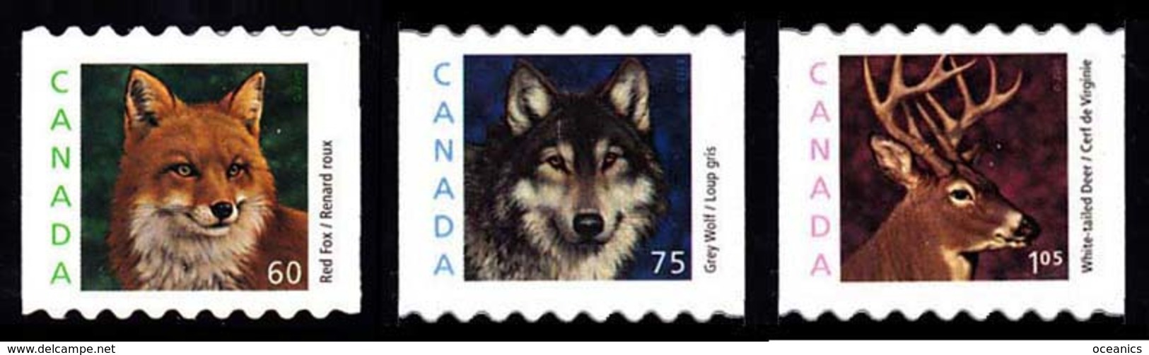 Canada (Scott No.1879-81 - Medium Value Wildlife Definitive) [**] Set Of 3 - Neufs