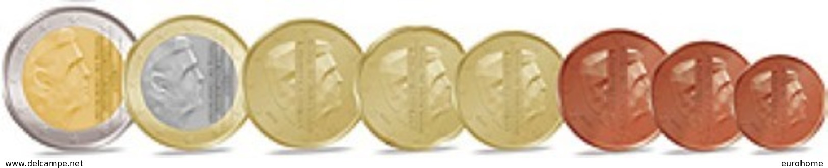 Nederland  2019  De Volledige Set Van 1 Ct Tot 2 Euro  UNC Uit De Coincard   !! - Pays-Bas