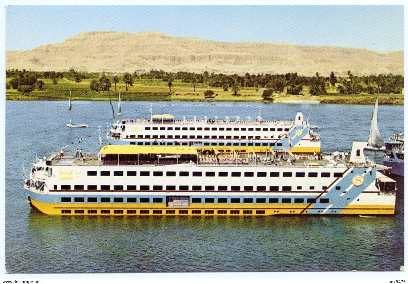 EGYPT : SHERATON NILE CRUISES (10 X 15cms Approx.) - Steamers